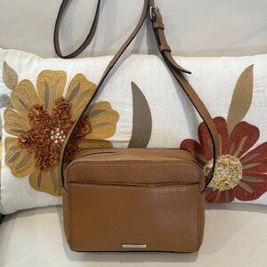 REBECCA MINKOFF REGAN CROSSBODY CAMERA BAG LEATHER EUC